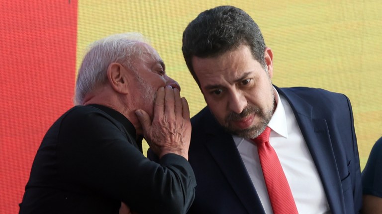 Lula e Guilherme Boulos