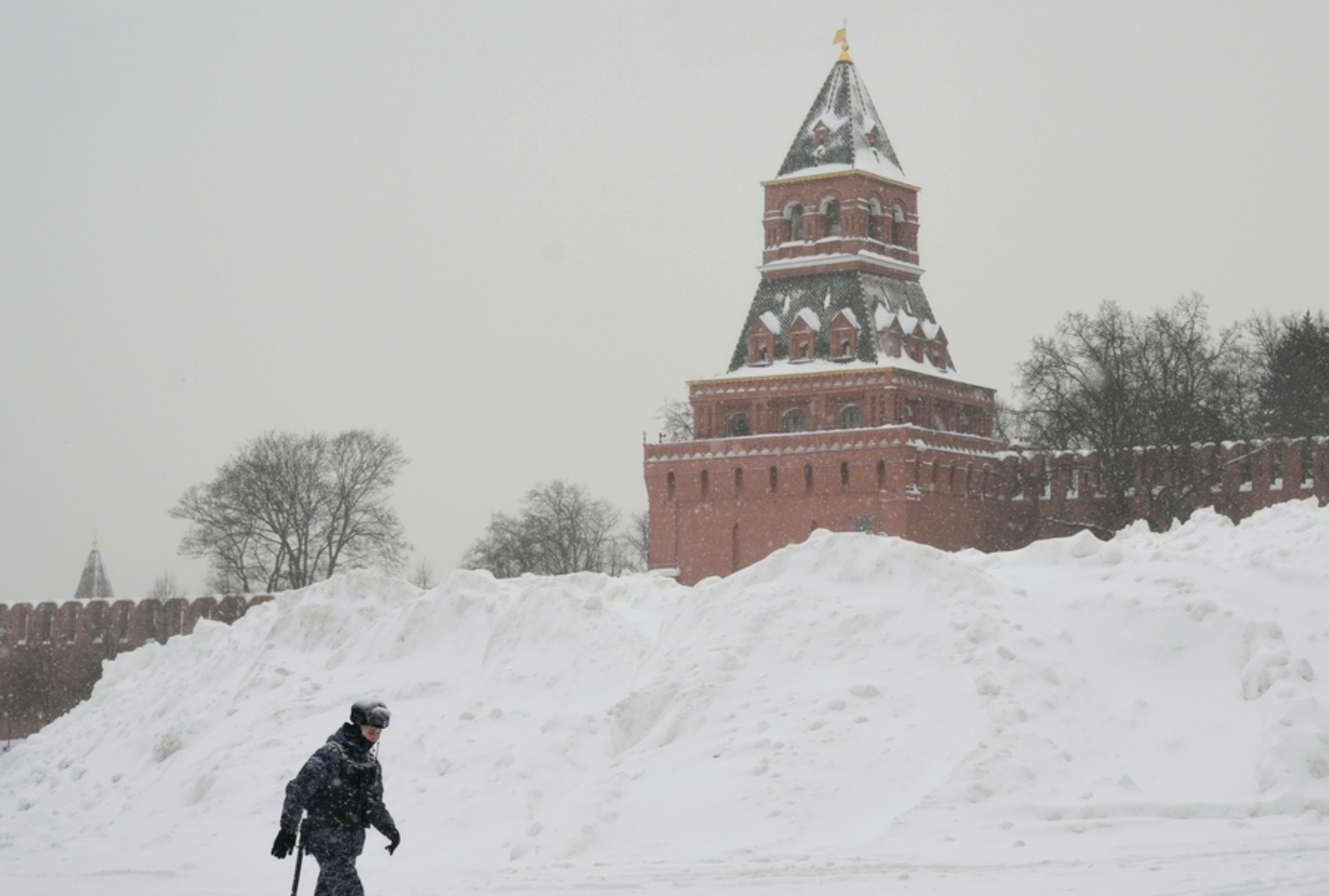Neve em Moscou