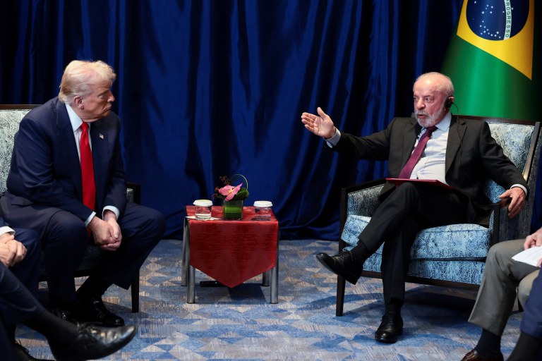 Luiz Inácio Lula da Silva e Donald Trump
