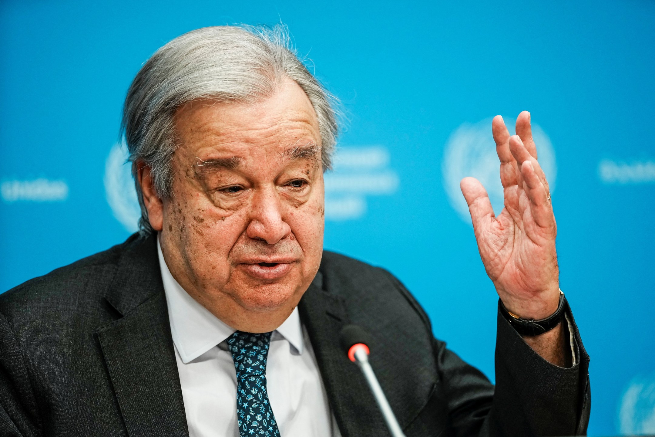 António Guterres na sede da ONU em Nova York
29/1/2026 REUTERS/Eduardo Munoz