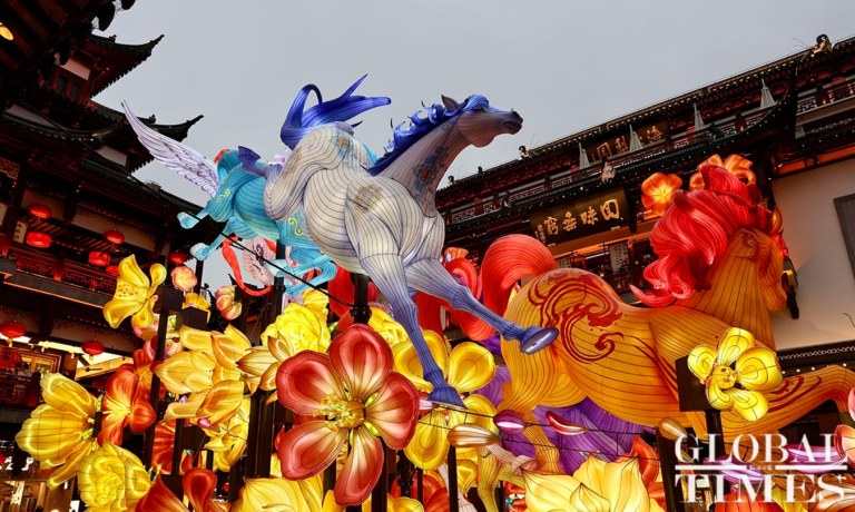 Festival das Lanternas em Xangai