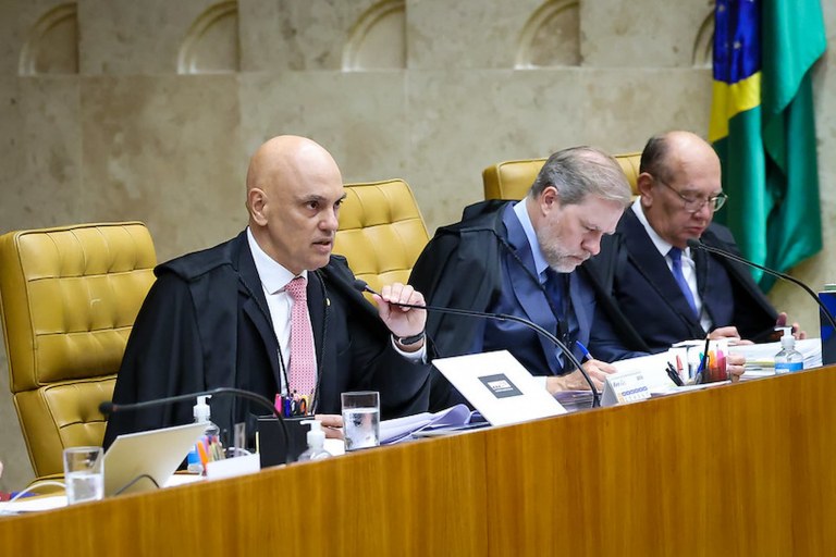 Ministros do STF, Alexandre de Moraes, Dias Toffoli e Gilmar Mendes