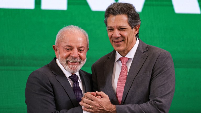 Lula e Fernando Haddad