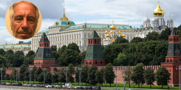 Jeffrey Epstein e Kremlin em Moscou