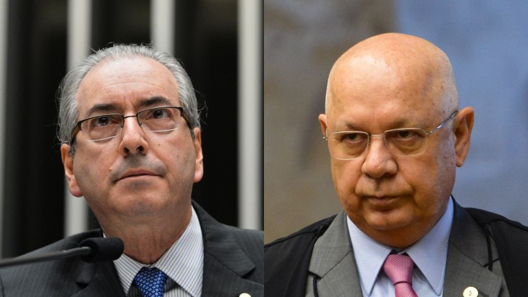 Eduardo Cunha e Teori Zavascki