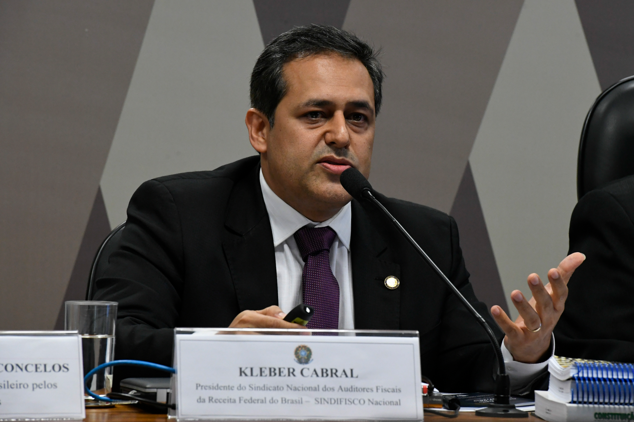 Presidente da Associação Nacional dos Auditores Fiscais da Receita Federal do Brasil (Unafisco), Kléber Cabral