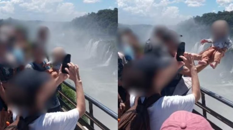 Registro feito na Garganta do Diabo viraliza nas redes sociais e reacende debate sobre segurança em pontos turísticos de risco