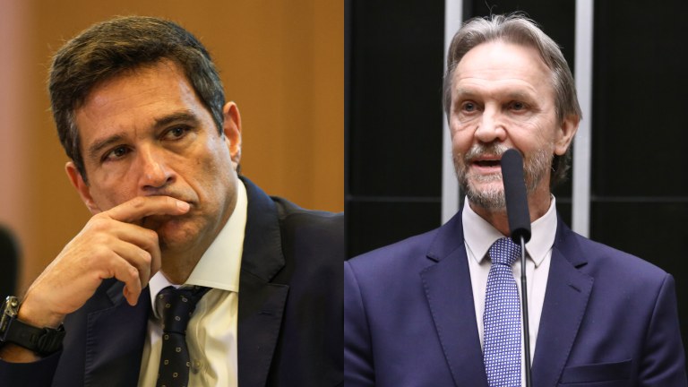 Roberto Campos Neto e Pedro Uczai
