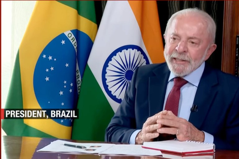Lula desembarcou em Nova Délhi na última quarta-feira para participar da Cúpula sobre o Impacto da Inteligência Artificial e cumprir uma série de outras agendas