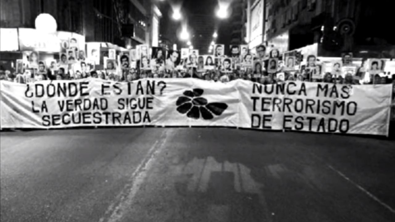 Ato contra a ditadura civil-militar uruguaia