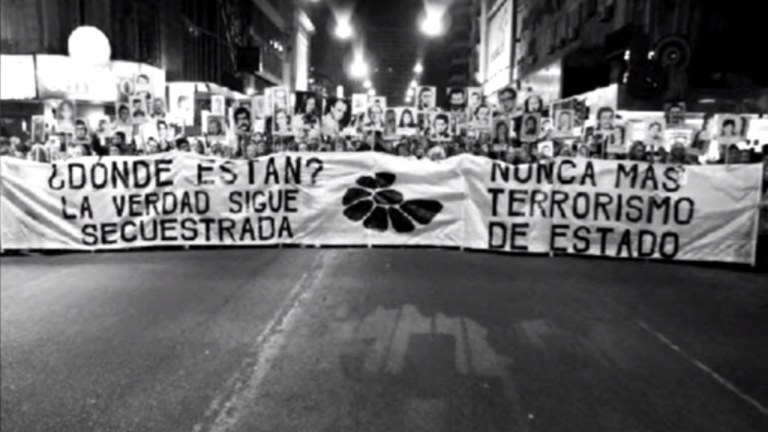 Ato contra a ditadura civil-militar uruguaia