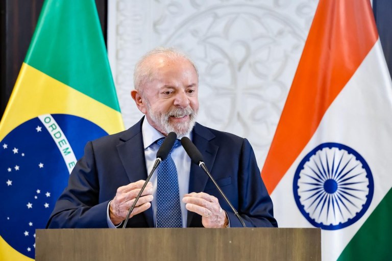 Luiz Inácio Lula da Silva em Nova Déli