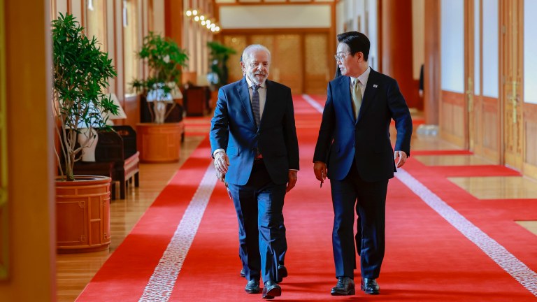Lula e Lee Jae-myung