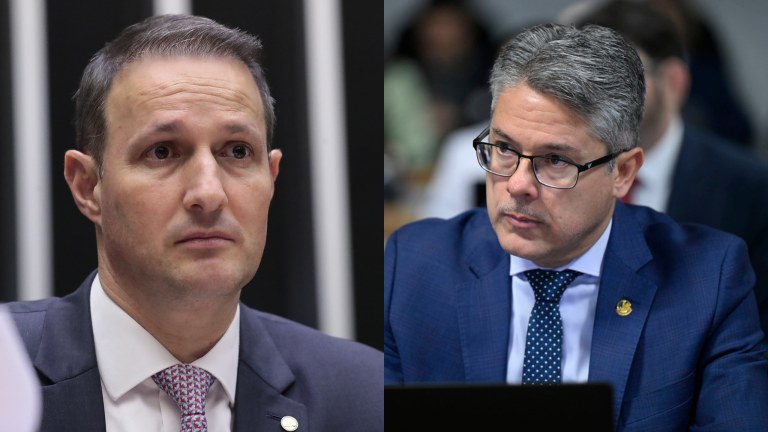 Guilherme Derrite e Alessandro Vieira
