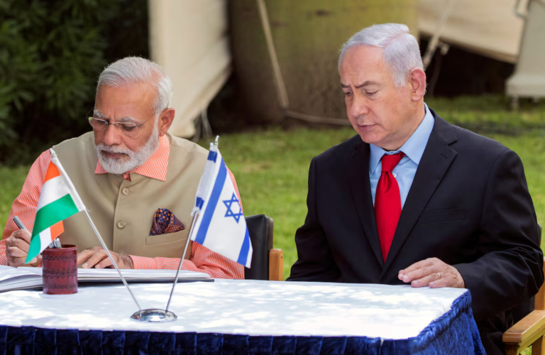 Narendra Modi e Benjamin Netanyahu