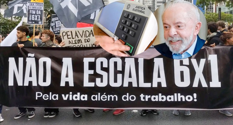 Ato pelo fim da escala 6x1, urna eletrônica e Lula