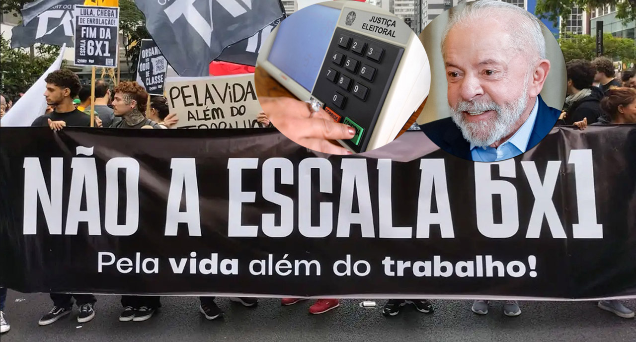Ato pelo fim da escala 6x1, urna eletrônica e Lula