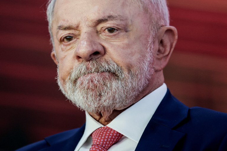 Presidente Lula em Brasília
 11/2/2026   REUTERS/Mateus Bonomi