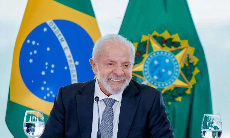 27.02.2026 - Presidente da Republica Luiz Inacio Lula da Silva durante encontro com o atleta medalhista de ouro nos Jogos Olímpicos de Inverno Milão–Cortina 2026, Lucas Pinheiro Braathen.Palácio do Planalto.