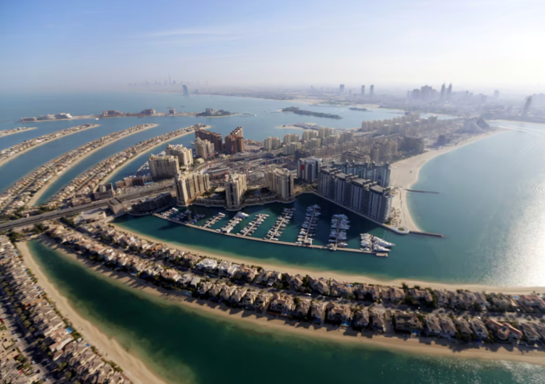 Bairro Jumeirah, em Dubai, Emirados Árabes Unidos