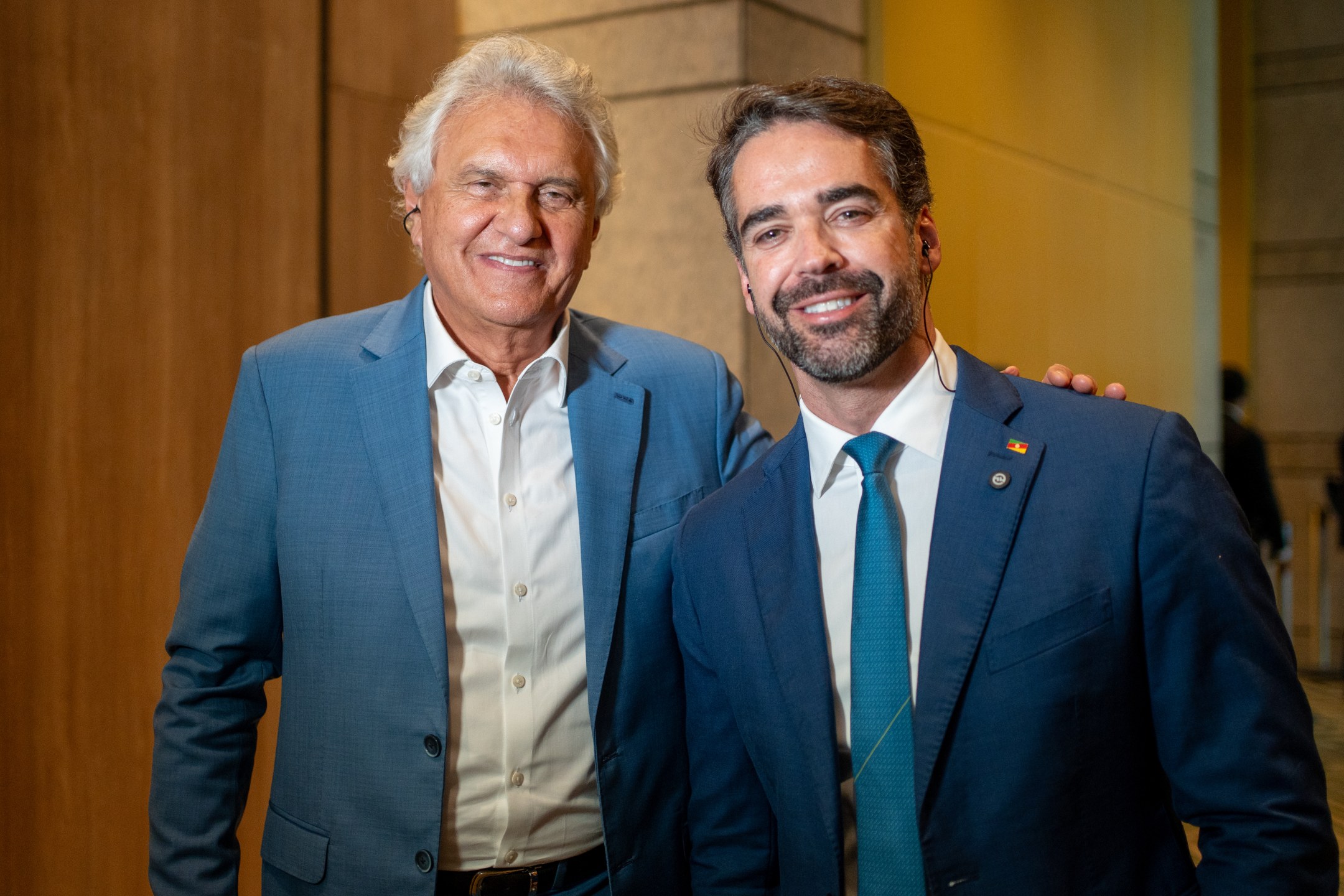 Ronaldo Caiado e Eduardo Leite