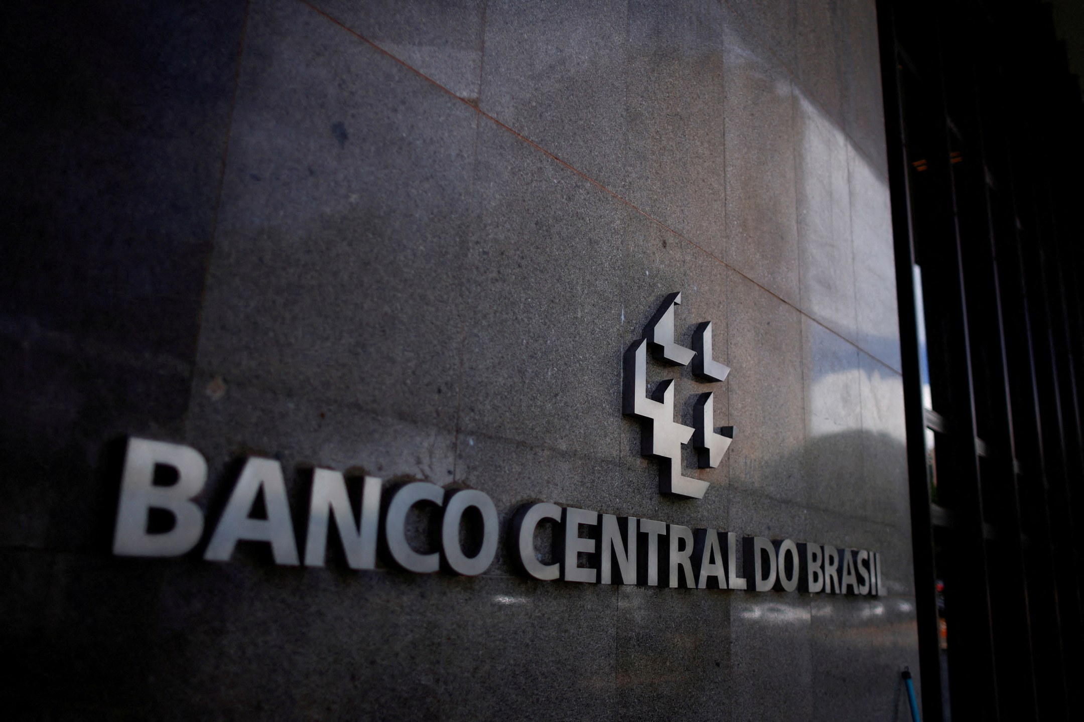 Logo do Banco Central na sede da instituição em Brasília