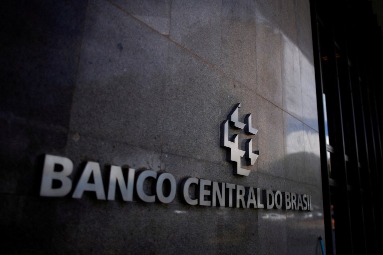 Logo do Banco Central na sede da instituição em Brasília
