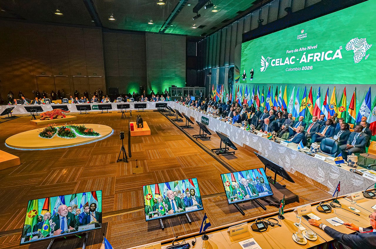 Presidente da República, Luiz Inácio Lula da Silva, durante reunião de Chefes de Estado CELAC-África, no Centro de Convenções Ágora. Bogotá - Colômbia