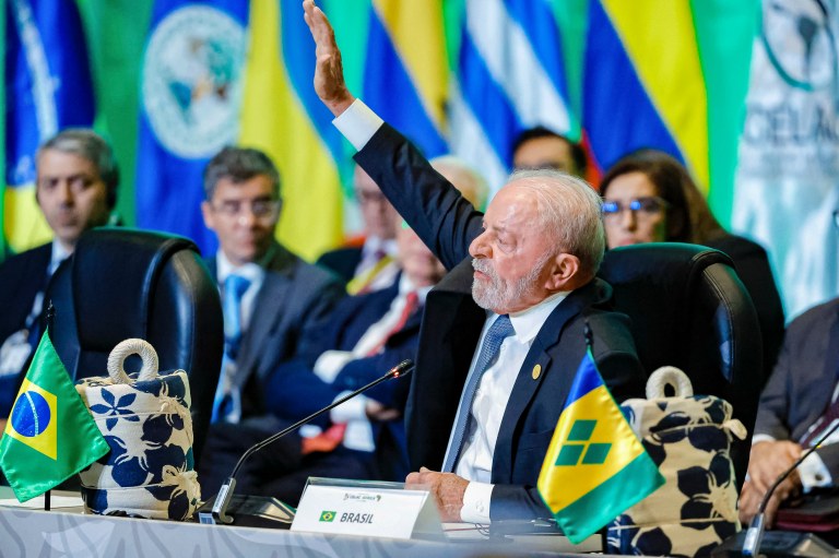 21.03.2026 - Presidente da República, Luiz Inácio Lula da Silva, durante reunião de Chefes de Estado CELAC-África, no Centro de Convenções Ágora. Bogotá - Colômbia.  Foto: Ricardo Stuckert / PR