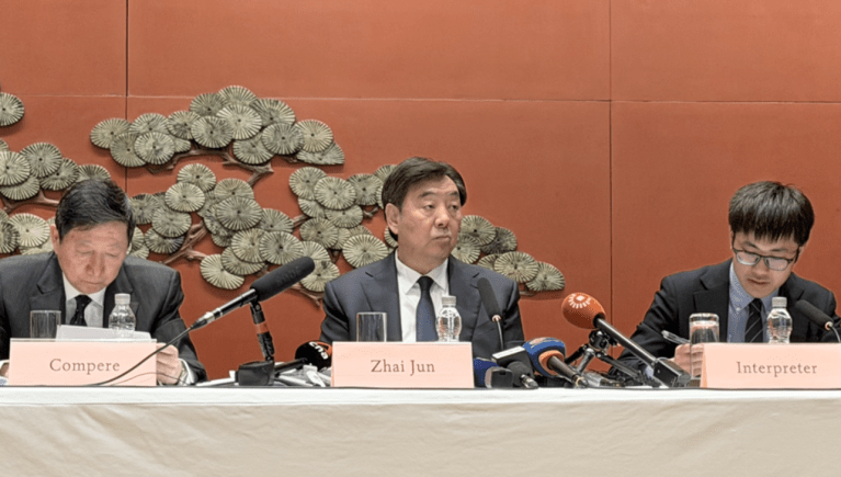 Zhai Jun, enviado chinês ao Oriente Médio