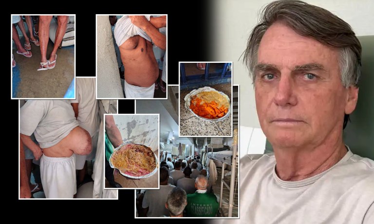 Bolsonaro e outros presos da Papuda: eles também estõa doentes, mas não tiveram direito de prisão domiciliar humanitária