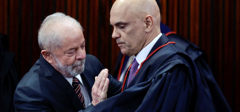 Luiz Inácio Lula da Silva e Alexandre de Moraes