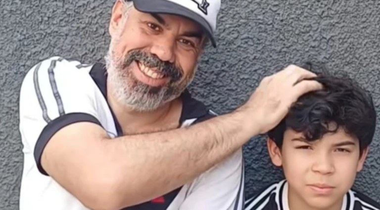 Cacofonias era pai do Francisco Antunes, de 10 anos, que morreu na segunda-feira (30) com a mãeFoto: Vinicius Cacofonias/Instagram