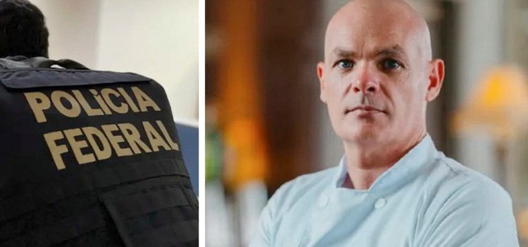 Agente da Polícia Federal e Fabio Mattiuzzo