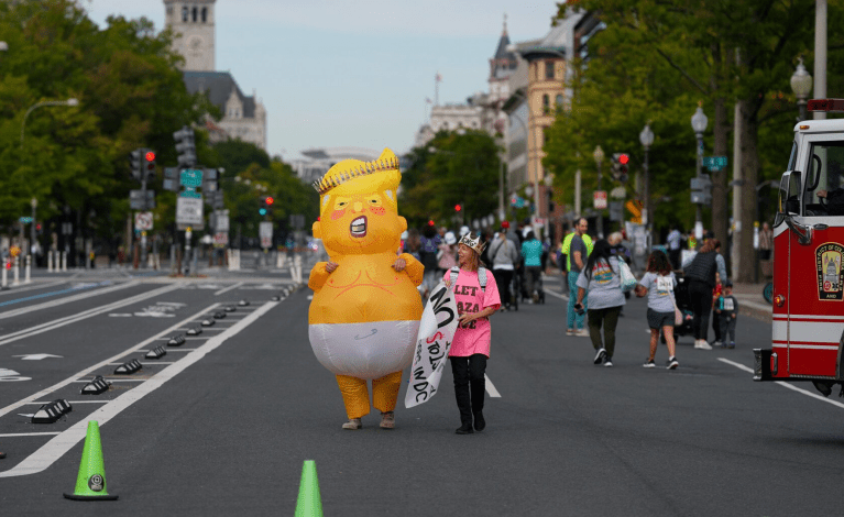 Protesto contra Trump nos Estados Unidos