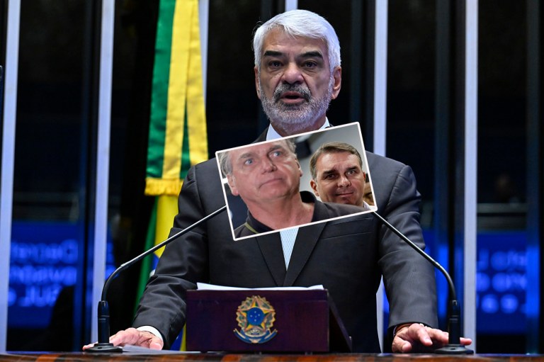 Humberto Costa, Jair e Flávio Bolsonaro
