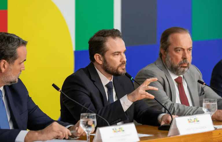 Bruno Moretti, Dario Durigan e Alexandre Silveira