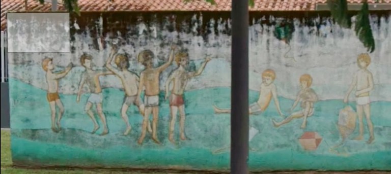 Pintura alvo de polêmica em Itajaí