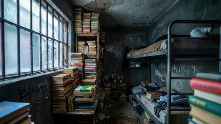 Cela cheia de livros