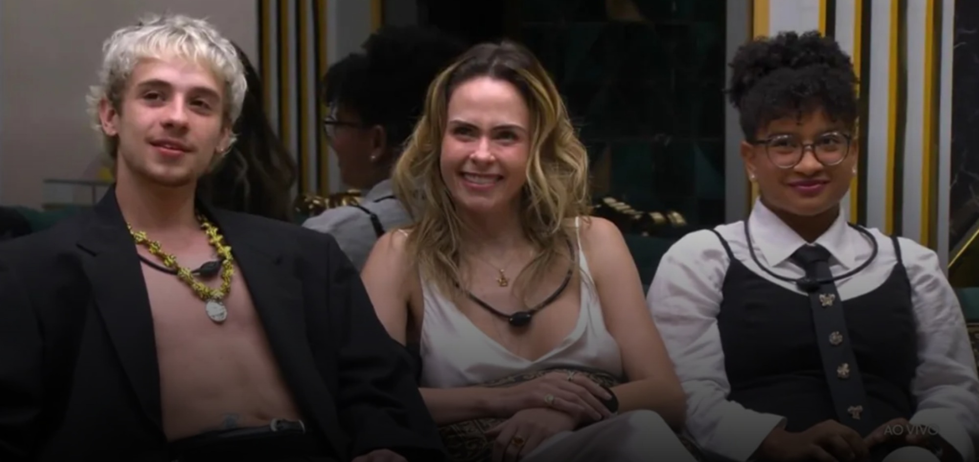 Ana Paula, Milena e Juliano foram os finalistas dessa edição do BBB