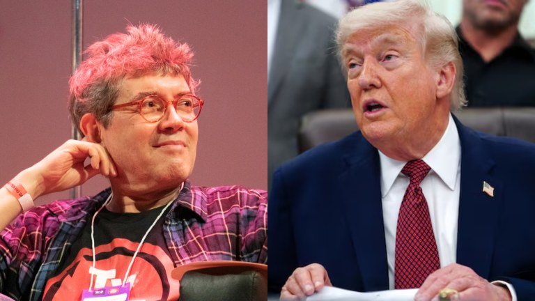 Renato Aroeira e Donald Trump