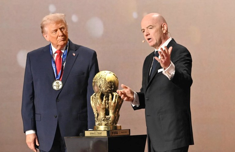 Donald Trump e Gianni Infantino