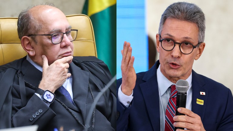 Gilmar Mendes e Romeu Zema