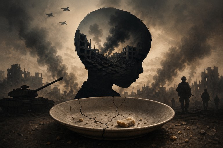 As guerras são a principal causa da fome no mundo
