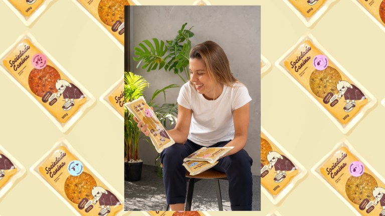 Empreendedora Jeovana Vazzoler, cofundadora da Sociedade Canina, empresa que aposta em comida 100% natural para cães
