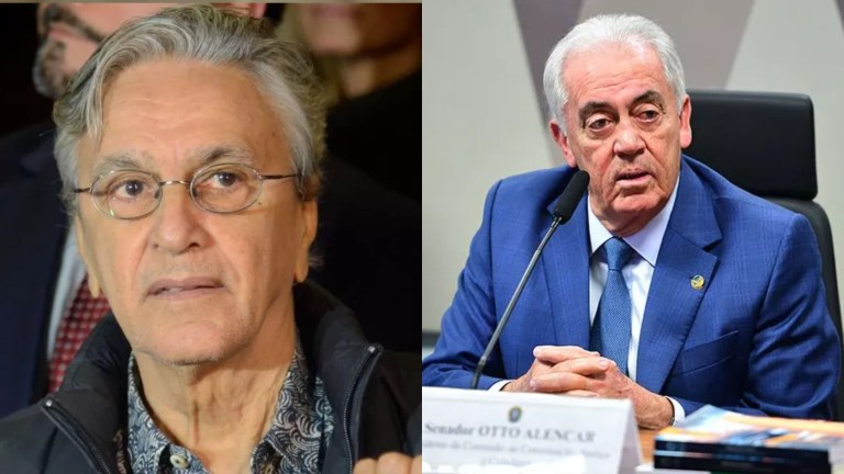 Caetano Veloso e Otto Alencar