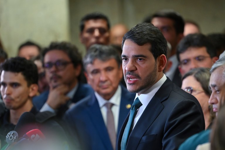 Jorge Messias concede entrevista após Senado rejeitar seu nome para o STF (29.04.26)