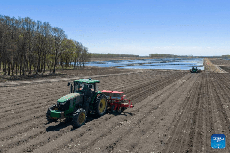 Província chinesa de Heilongjiang intensifica trabalhos de semeadura na temporada agrícola