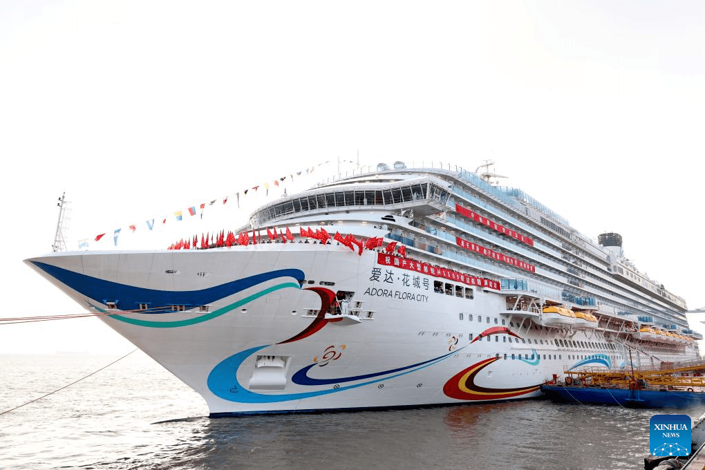 Segundo grande navio de cruzeiro de fabricação nacional da China inicia primeiro teste marítimo