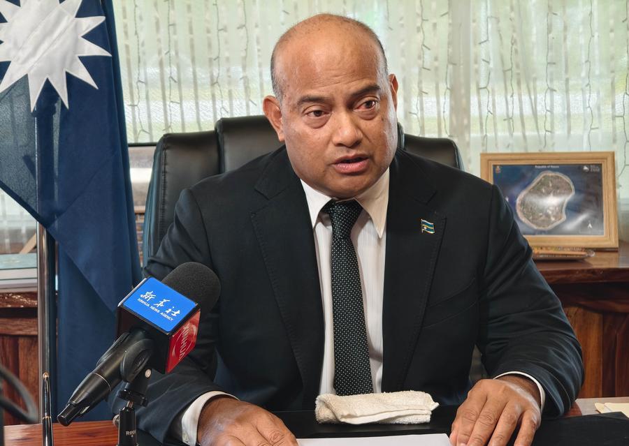 Entrevista: Impacto positivo da cooperação entre Nauru e China supera expectativas, diz presidente de Nauru